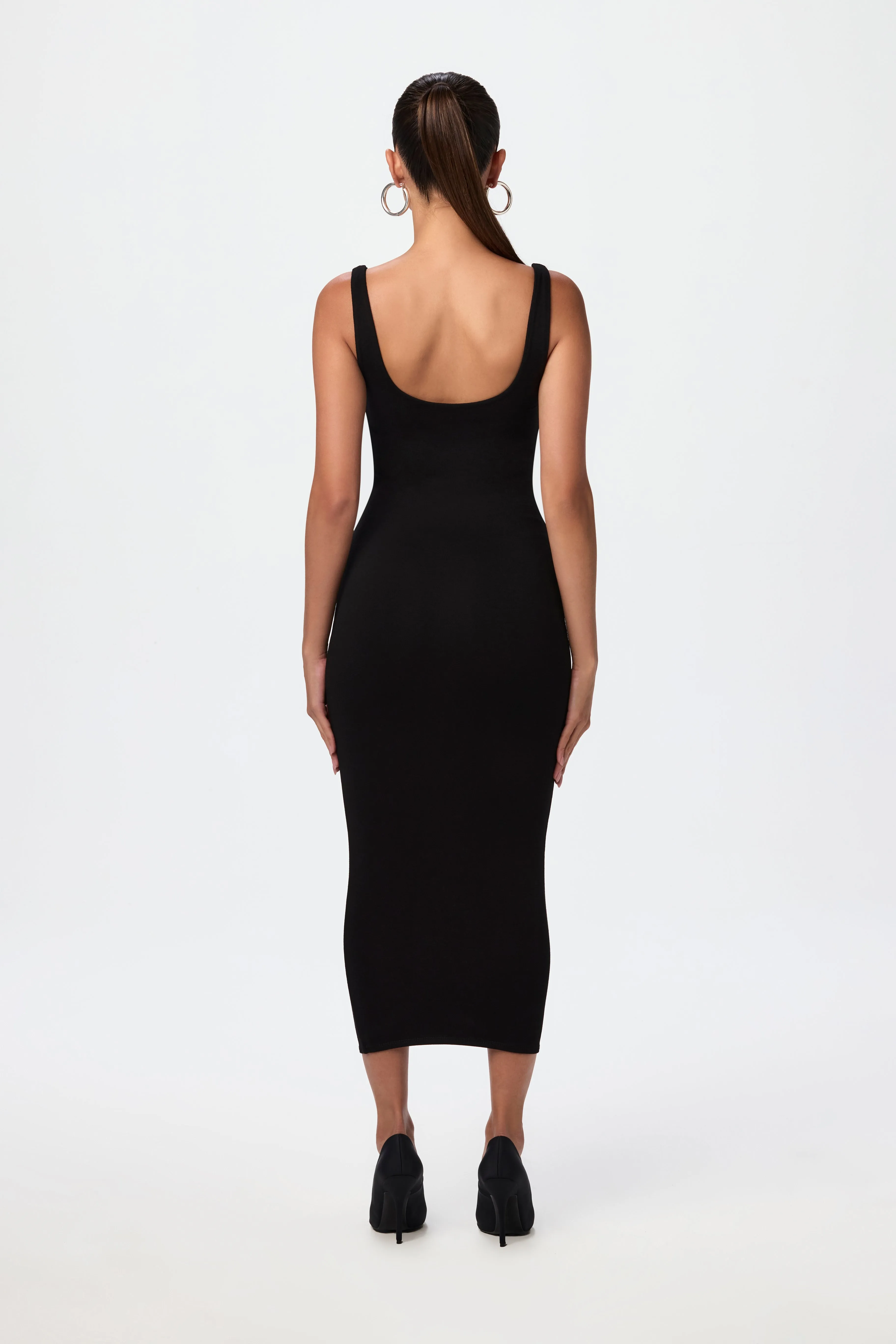 NW Sculpt Tank Midi Dress