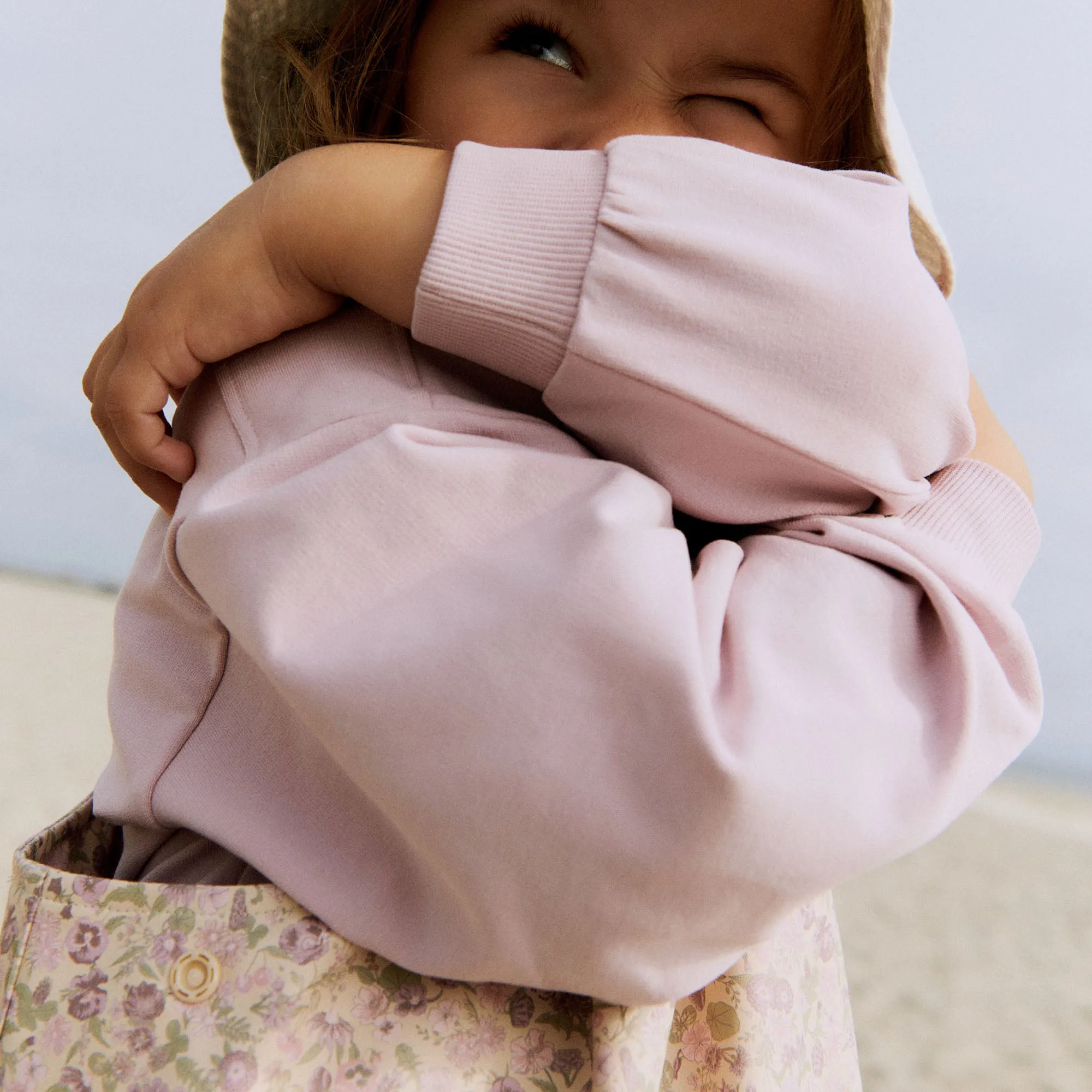 Rainwear Charlo Overall - rose flower field