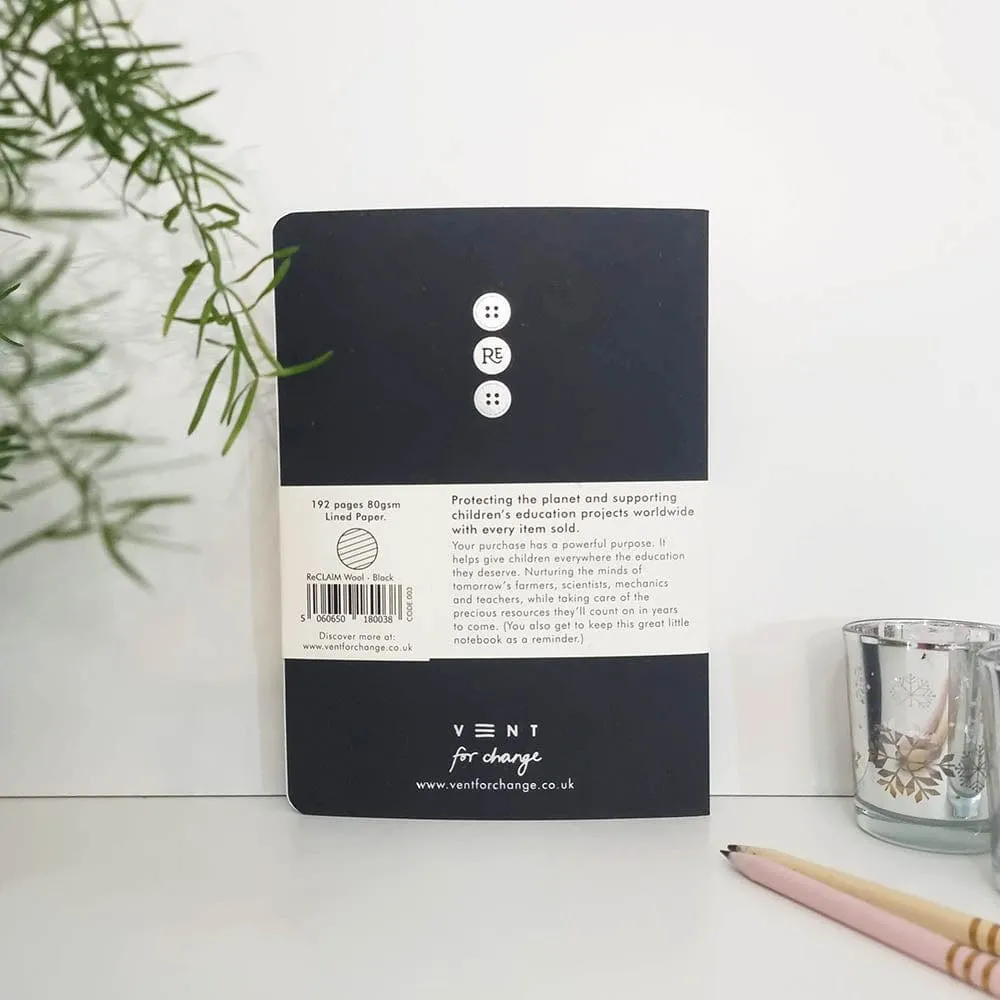RECLAIM Recycled Wool Notebook