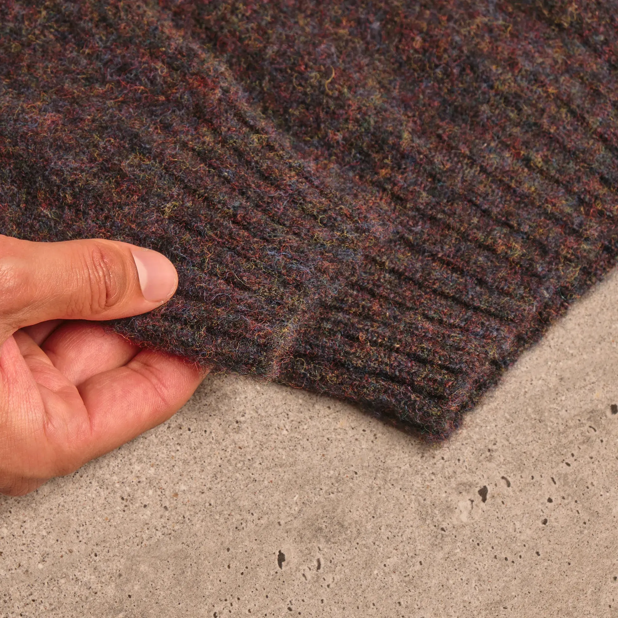 Rum Cake High Crewneck Brushed Shetland Crewneck Jumper