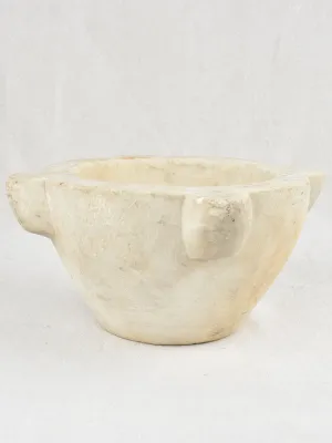 Small antique marble Mortar 13"