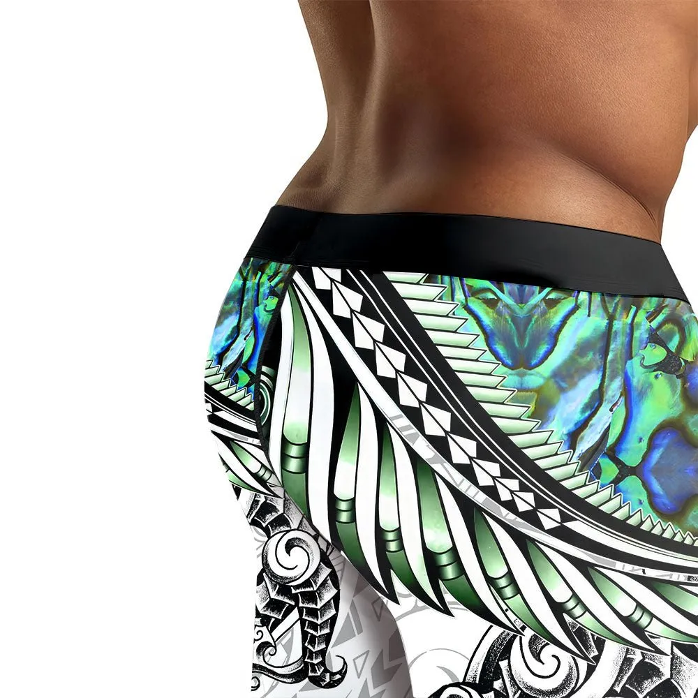 Tribal Maori Tattoo Men's Compression Leggings