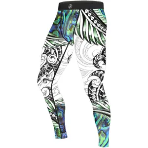 Tribal Maori Tattoo Men's Compression Leggings