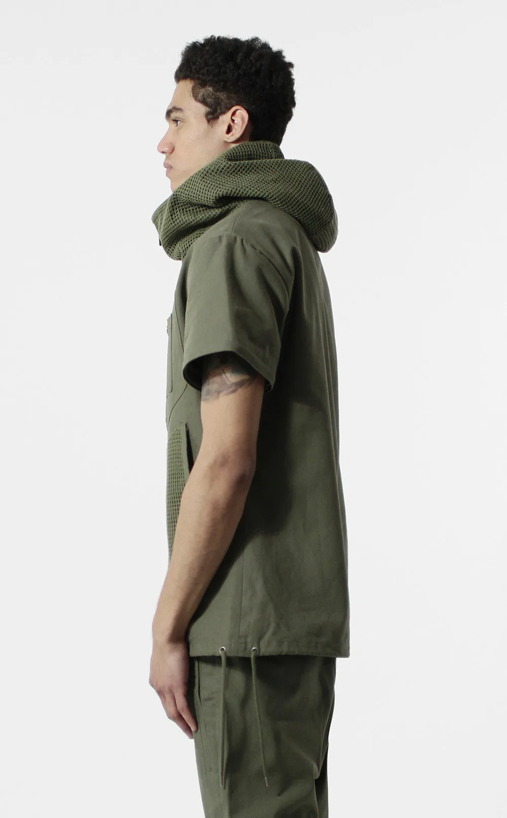 Unknown Archetype Brushed Canvas Military Parka /w Removable Sleeves
