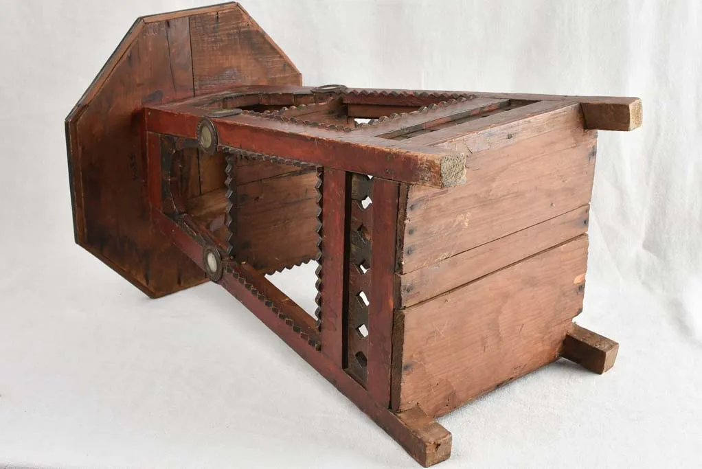 Unusual 19th century side table - octagonal - 26"