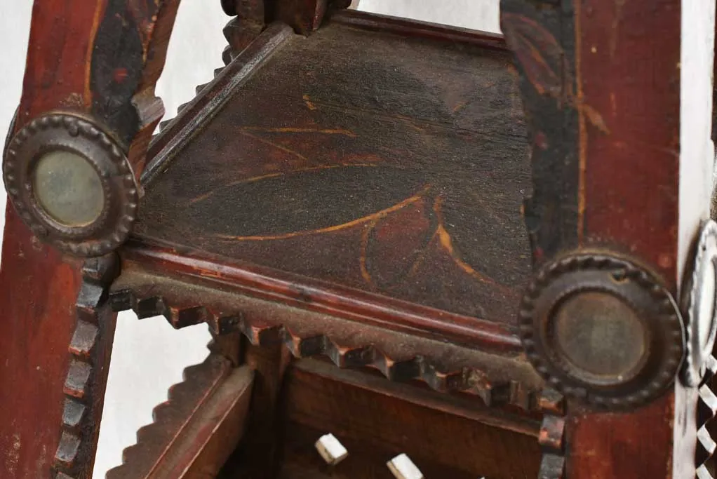 Unusual 19th century side table - octagonal - 26"