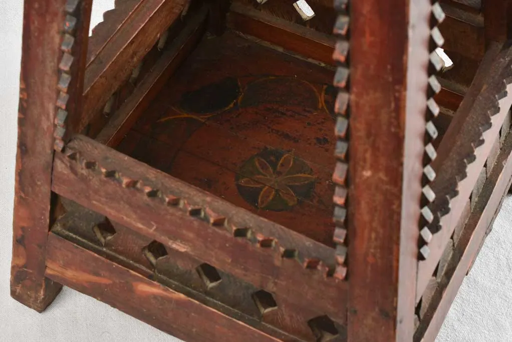 Unusual 19th century side table - octagonal - 26"
