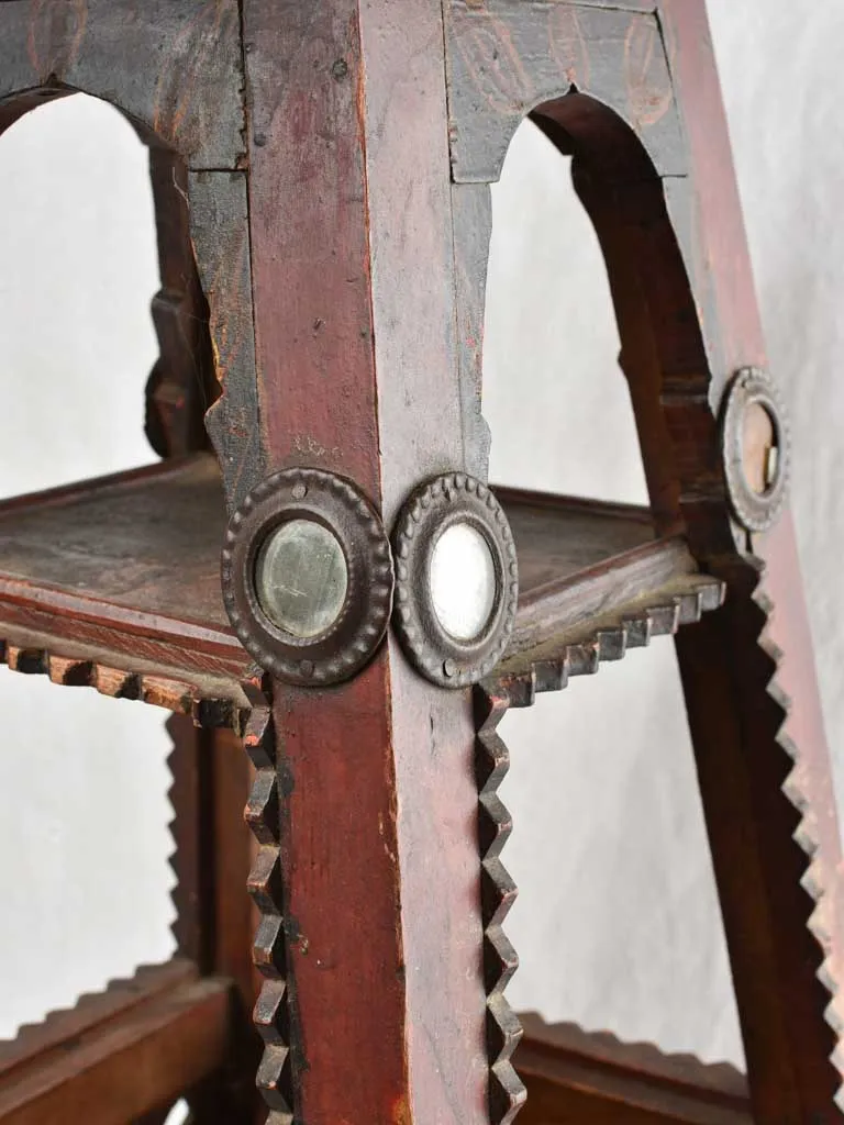 Unusual 19th century side table - octagonal - 26"