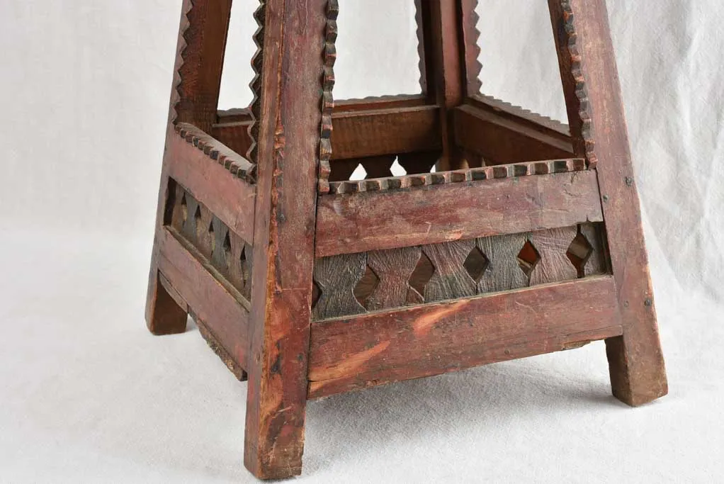 Unusual 19th century side table - octagonal - 26"