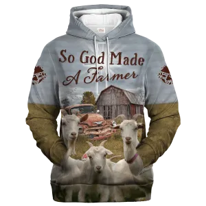 White Goat 3D All Over Print On Hoodie For Men Women