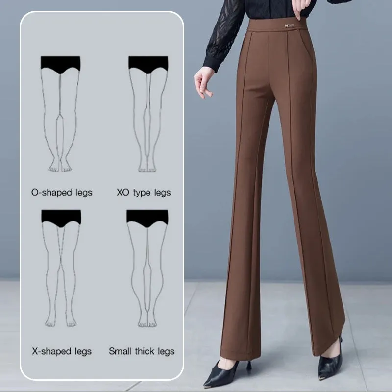 Women's High Waist Stretch Micro-Flare Casual Pants49% OFF