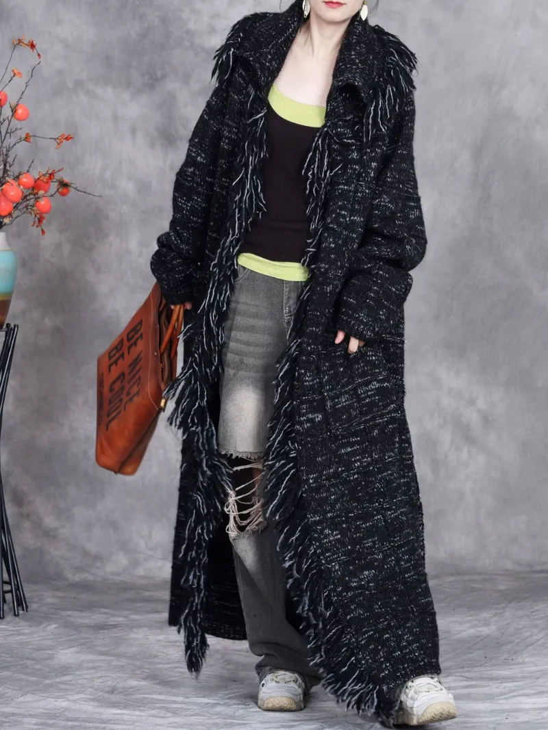 Women’s Stylish Belted Fashionable Wool Coat