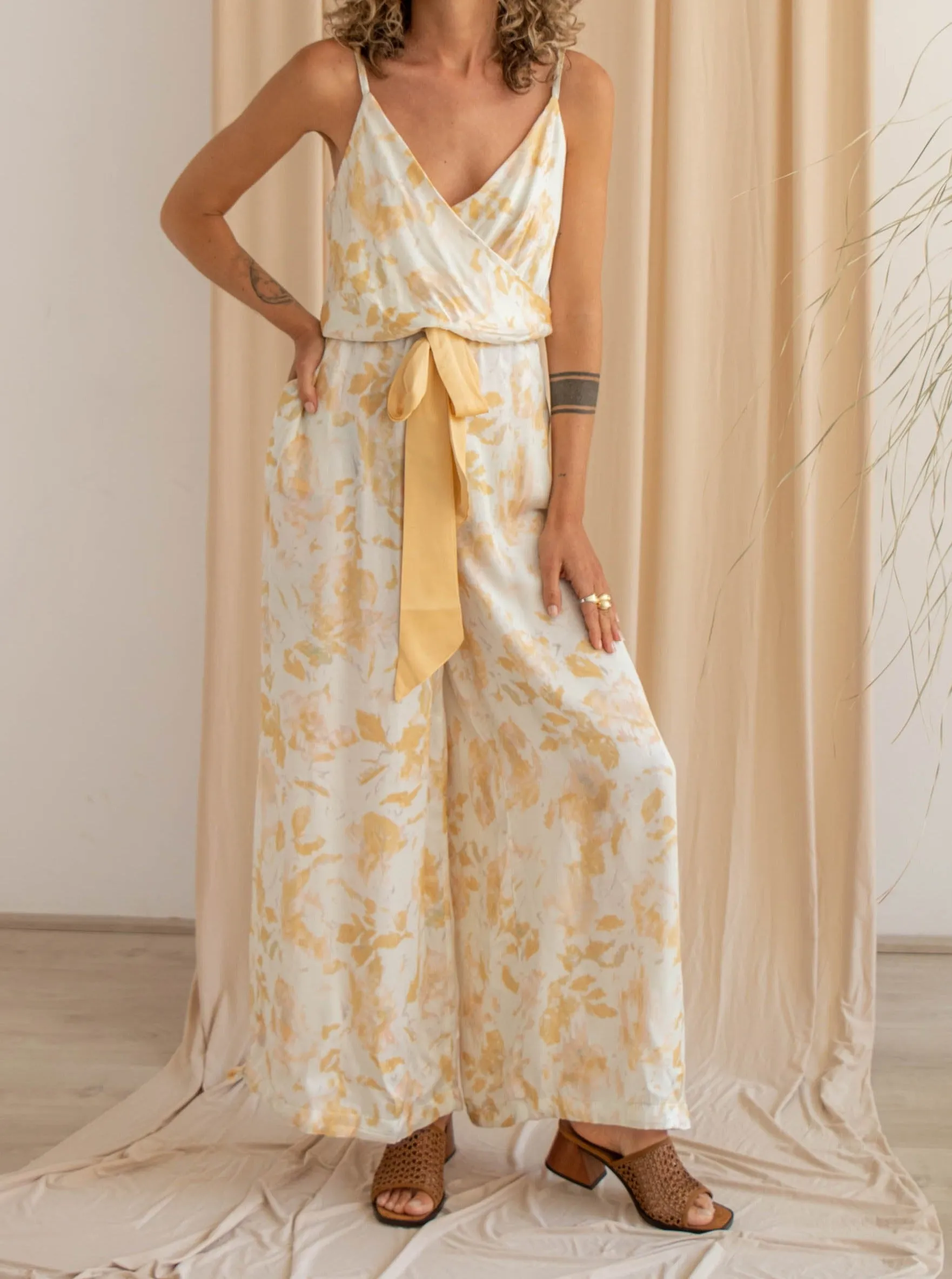 WRAP JUMPSUIT | PRINT