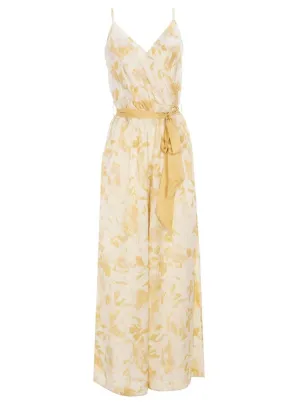 WRAP JUMPSUIT | PRINT