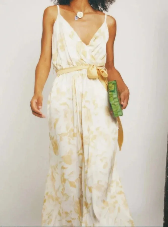 WRAP JUMPSUIT | PRINT
