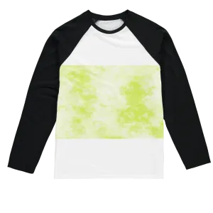 Yellow Cloud Sublimation Baseball Long Sleeve T-Shirt
